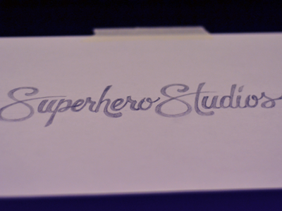 SS Final Sketch lettering logotype superhero superhero studios type typography