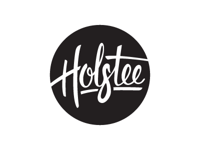 Holstee Badge badge hand lettering holstee lettering logo logotype script type typography vector