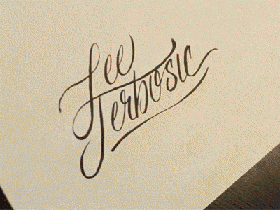 Lee Terbosic - Mr. Magic (video?) animated branding brush pen lettering logo magic pittsburgh script terbosic type typography video