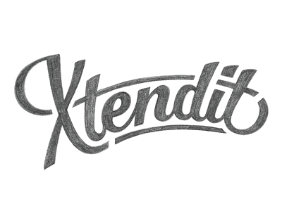 Xtendit Last? (Process Animation) animated bezier branding final gif lettering logo pencil process script sketch type typography vector xtendit