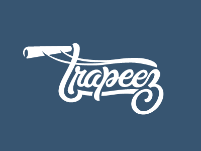 Trapeez Vector branding lettering logo logotype script trapeez type typography vector