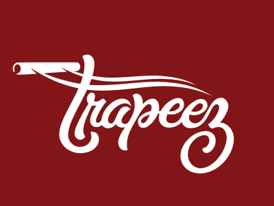 Trapeez Final branding lettering logo logotype script trapeez type typography vector
