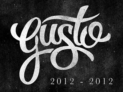 Dead Gusto Concept branding dead gusto lettering logo logotype reject script type typography
