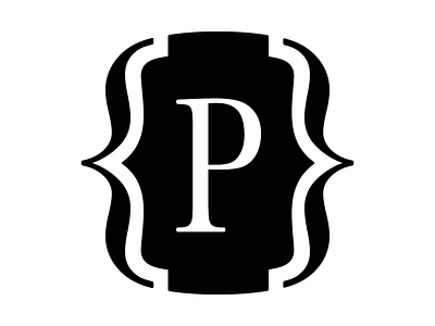 Plainly Mark brackets branding icon logo mark plainly type typography vector web development