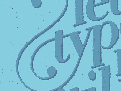 Saturday Preview art lettering preview prints show sneak peek type typography
