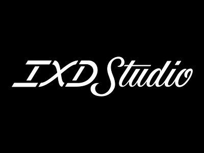 IXD Vector branding final ixd lettering logo logotype script type typography vector