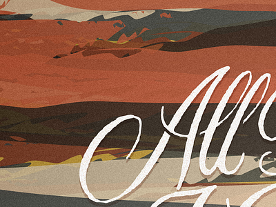 I'm giving you my all geographer lettering myth script teaser tfib type typography wallpaper