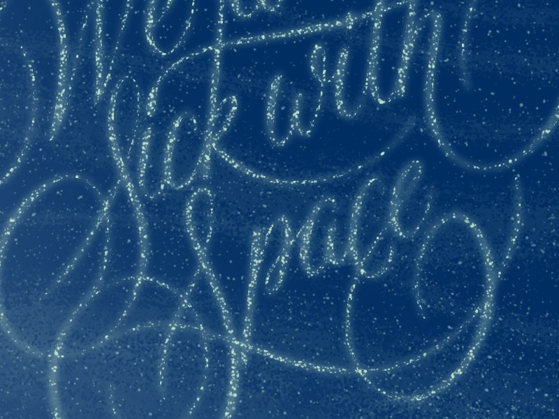 Sick With Space lettering script type typography illustration space ferocious quarterly ferocious quarterly utesch deep space robert frost