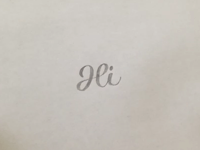 Hi [GIF] gif hi lettering pencil script sketch type typography video vine