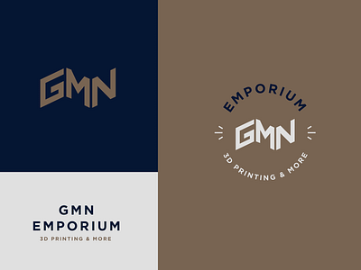 GMN Logo Option 1 3d logo brand brand design branding branding design design icon logo type wordmark
