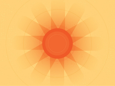 Fun Sun fun geometric orange pattern sky sun