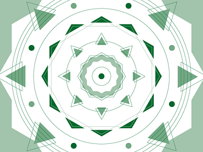 Found Pattern aztec geometric green hexagon lines pattern simple lines triangle trippy