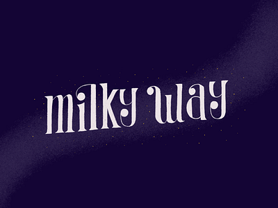 Milky Way bar candy galaxy milky milky way milkyway purple stars texture typography way