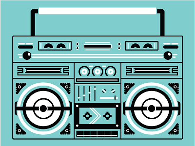 BOOM boombox hip hop jams music radio
