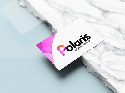 Polaris business card mockup