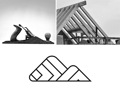 Joinery/ Architecture architect branding combining design graphic design icon illustration joinery logo monochrome typography vector