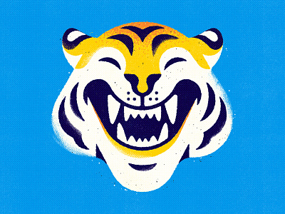 New Profile Pic character drawing graphic illustration smiling texture tiger