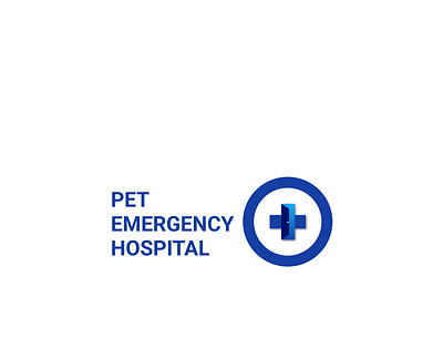 Pet emergency graphic design logo
