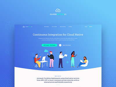 Continuous Integration Service by Vitalii Razgulin on Dribbble