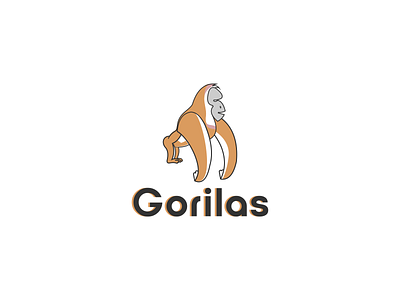 GORILLAS btanding design design graphic ilustration logo vector