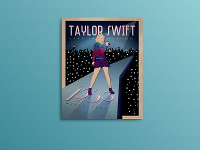 Taylor 1989 Vintage Tour Poster