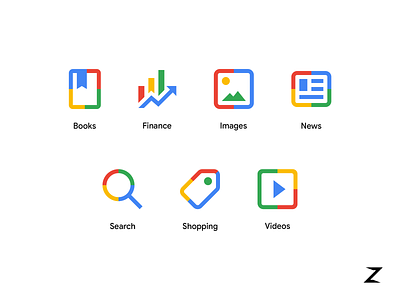 Google New Search Menu Icons google icons new search web