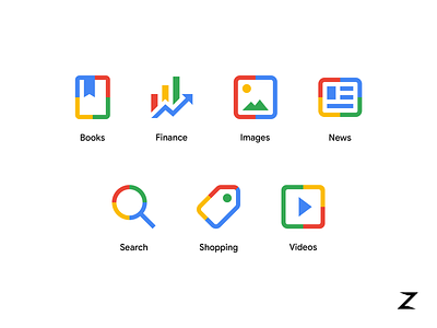 Google New Search Menu Icons