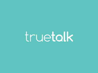 Truetalk Logo Design chat clean design logo logodesign minimal mobile talk