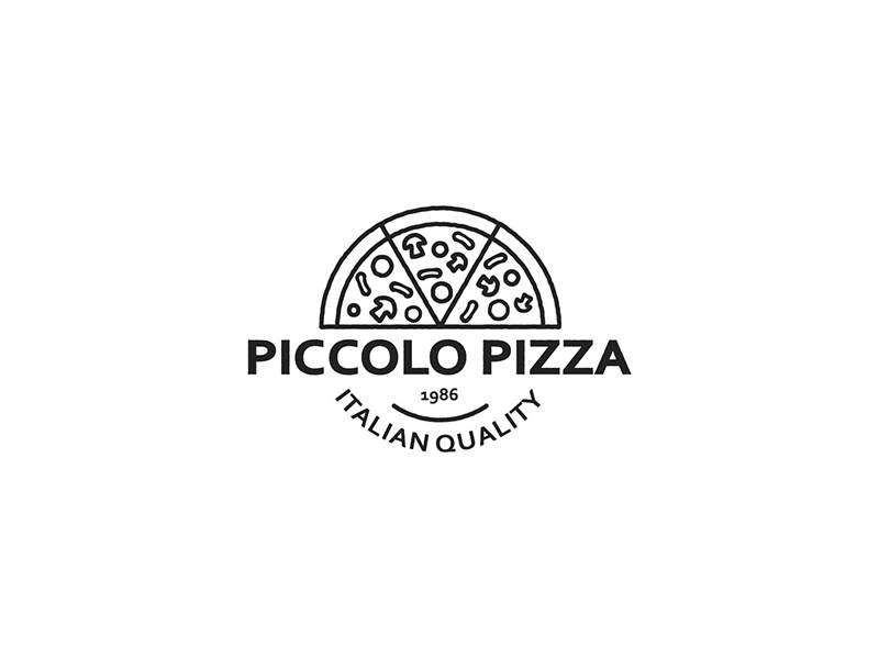 Piccolo Pizza Logo Design by Bojan Viner on Dribbble