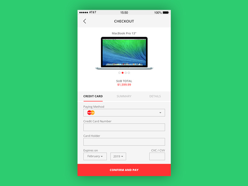 Checkout by Bojan Viner on Dribbble