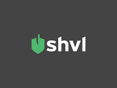 Shvl Logo design green logo shovel shvl sport