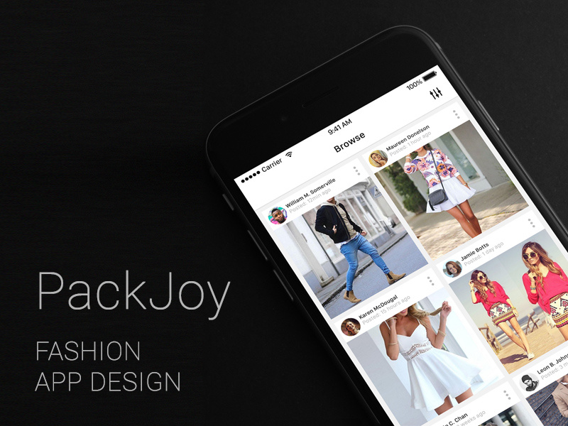 Packjoy App by Bojan Viner on Dribbble