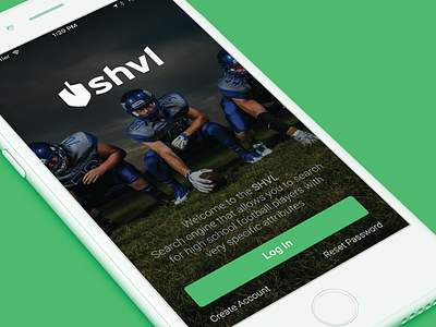 Shvl Login Screen account create home login signin signup splash ui ux
