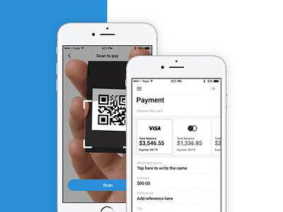 Paso iOS App app bank card pay payment scan ui wallet