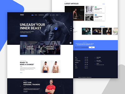 Fitness Website Redesign