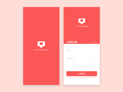 Log in design (Dating App)