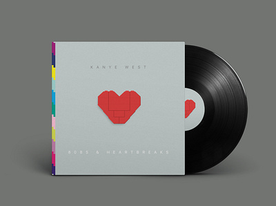808s & Heartbreak by Kanye West branding design icon illustration logo typography ui ux vector web