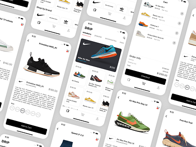 Shopping App adidas android clothes flutter hypebeast ios nike shoes shopping