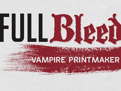 FullBleed bleed comic print story type vampire