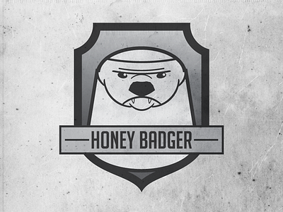 Honey Badger badger care digital dont honey illustration texture vector