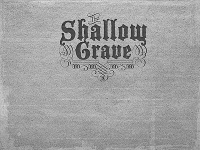 Shallow blog horror type typography