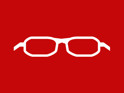 Glasses glasses red white
