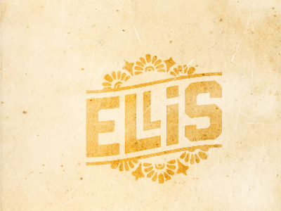 Ellis band brown ellis liberator logo type