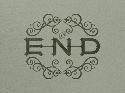 End 2 custom end green spurs swirl texture the type typography