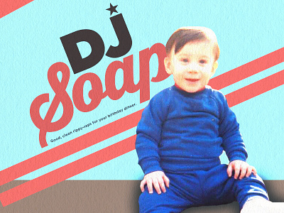 Dj Soap 1988 baby blue dj nc pittsboro red soap