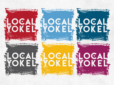 Local Yokel blue color local nc print red shirt type yellow yokel