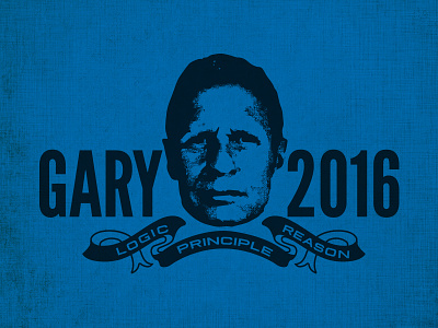Gar-Bear 2016 america blue election gary johnson politics usa vote
