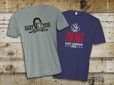 Gary Shirts 2016 election gary libertarian option shirt third vote