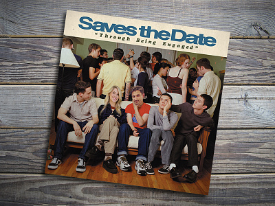 Saves The Da(y)te album date emo engagement marriage pun rock wedding