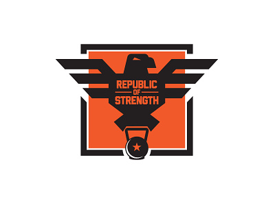 Rs3 california eagle gym kettlebell orange patriot republic star strength type